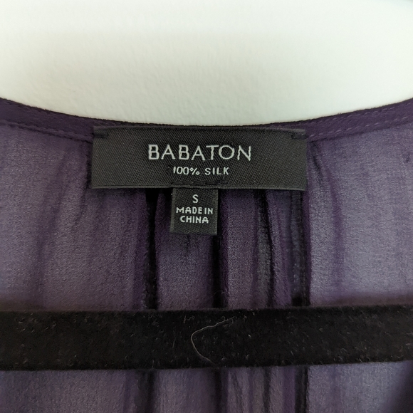 Babaton 100% silk blouse - Picture 2 of 2